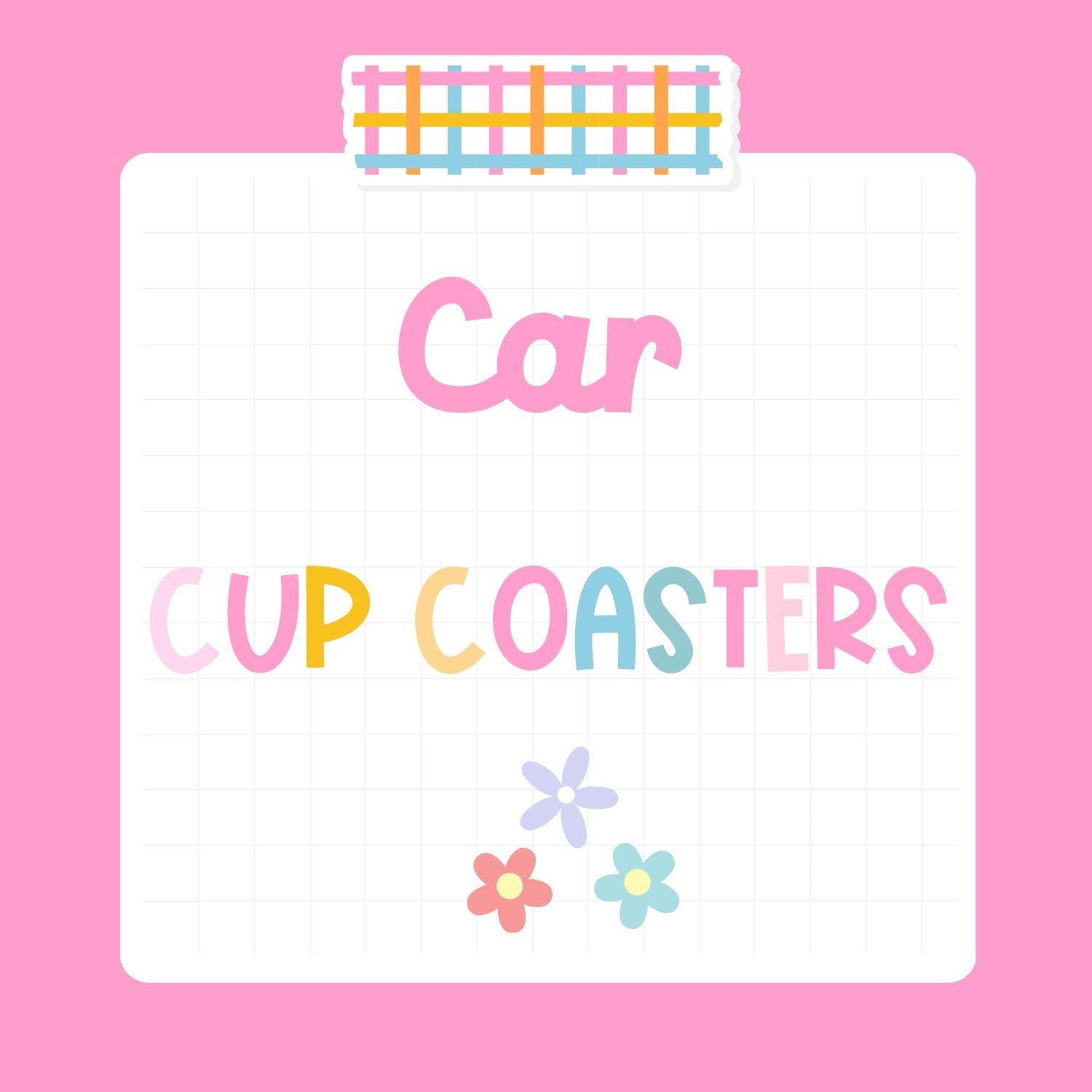 Car Cup Coasters