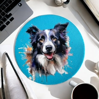 Neoprene Mouse Pads: Dog Breed Designs or Dog Lovers Border Collie