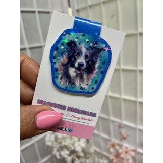 Magnetic Bookmark Holographic Border Collie