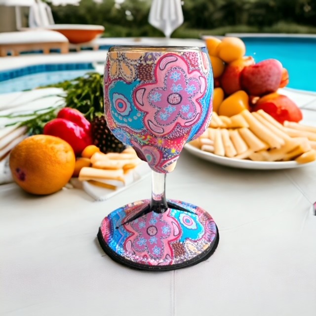 Wine Glass Cover Pastel