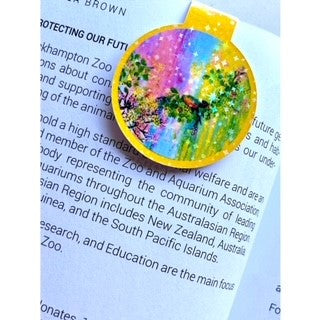 Magnetic Bookmark Holographic Australian Lorikeet